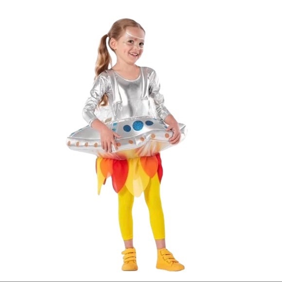Pottery Barn Other - Pottery Barn UFO Space-X Alien Kids Costume Light Up NWT S: 2T 3T